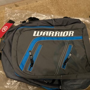 NWT- warrior lacrosse backpack
