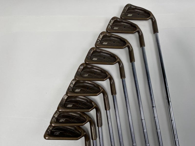 Ping ISI Beryllium Copper Iron Set 3-PW+SW Black Dot Karsten Z-Z65 Stiff RH