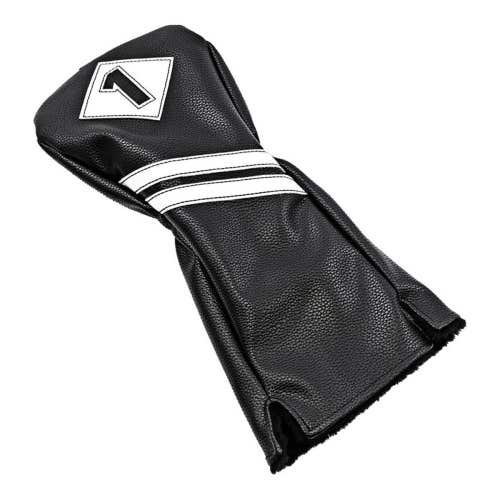 JEF World of Golf Vintage Driver Headcover (Black) NEW