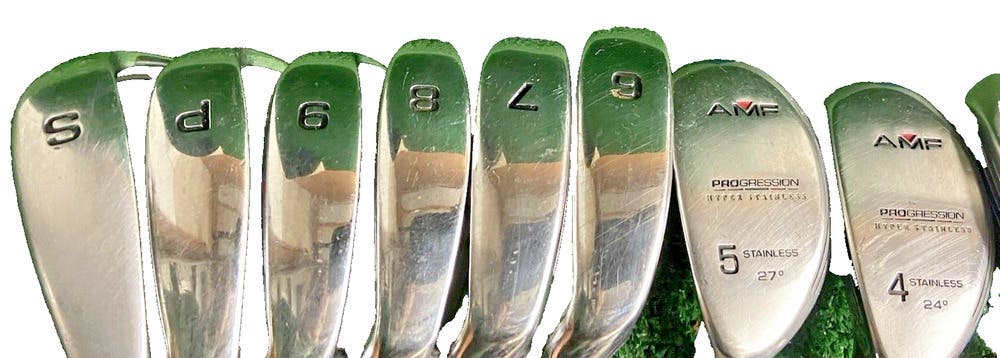 morning　5せっと AMF Progression Golf Combo Set 1w,3w,5w,7w,4h,5h,6-PW,SW LH