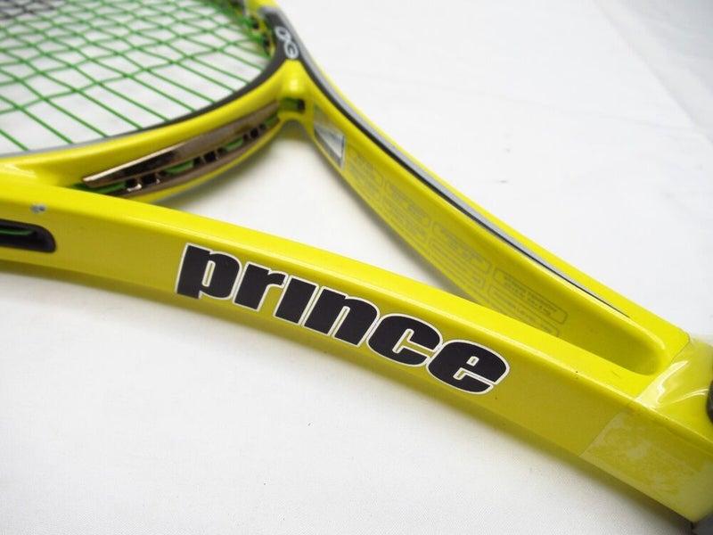**NOS** PRINCE EXO3 REBEL 95 TENNIS RACQUET (4 3/8) LONG STORAGE. PRE-STRUNG