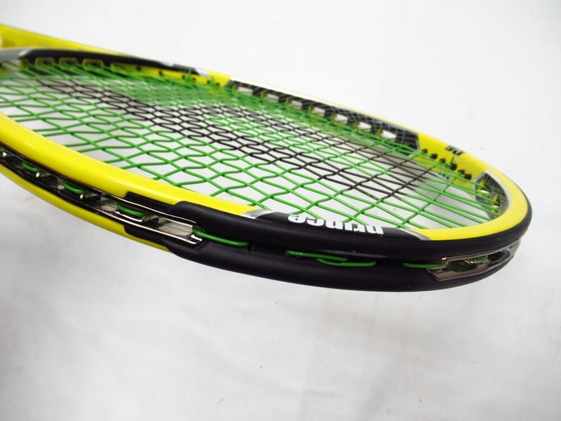 **NOS** PRINCE EXO3 REBEL 95 TENNIS RACQUET (4 3/8) LONG STORAGE. PRE-STRUNG