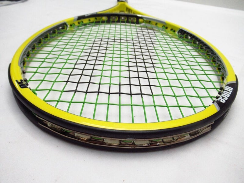 **NOS** PRINCE EXO3 REBEL 95 TENNIS RACQUET (4 3/8) LONG STORAGE. PRE-STRUNG