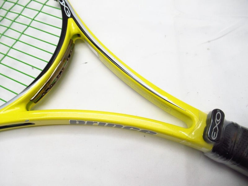 **NOS** PRINCE EXO3 REBEL 95 TENNIS RACQUET (4 3/8) LONG STORAGE. PRE-STRUNG