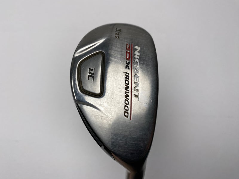 Nickent 3DX Ironwood DC 3 Hybrid 20* Uniflex Steel Mens RH