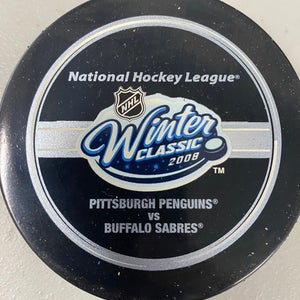 Winter Classic 2008 Penguins Sabres official game puck