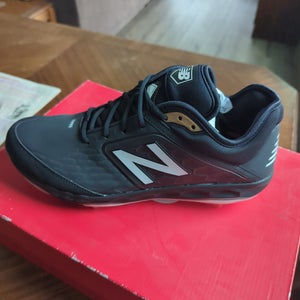 Black Men's Size 13.0 (W 14.0) Adult New Balance Low Top Metal (New)
