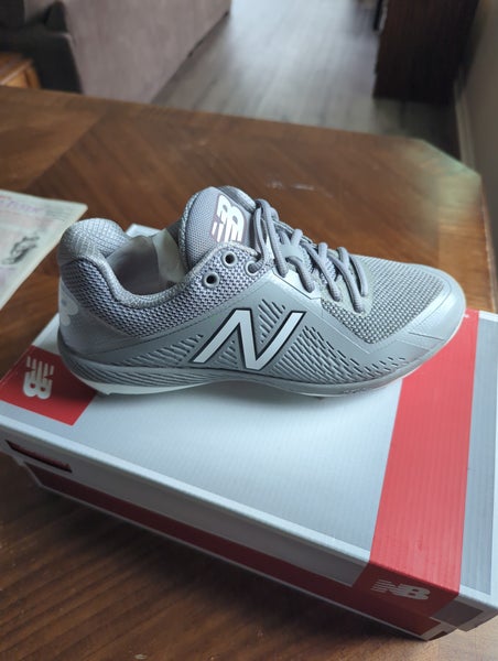 Gray Men's Size M 8.5 (W 9.5) Adult New Balance Low Top Metal (New)
