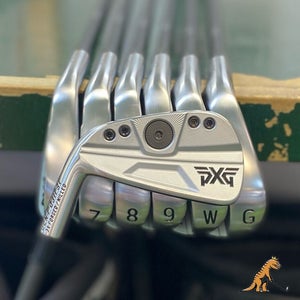 Mint LH PXG Gen 4 0311ST Iron Set 5-P, G Mitsubishi MMT Graphite Regular Flex