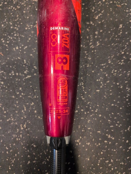 Batte De Baseball Composite DeMarini ZOA USSSA 2024 32/27 Oz Jeune -5