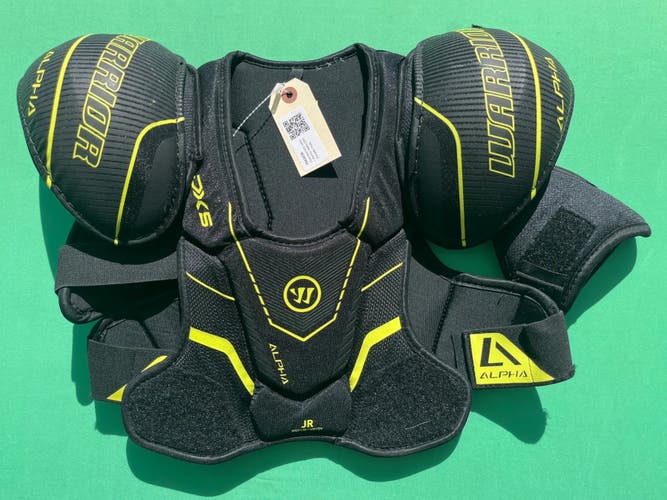 Used Junior Warrior Alpha DX5 Hockey Shoulder Pads | Size: Medium