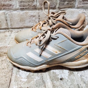 Gray Kid's Adidas Cleats (Used)