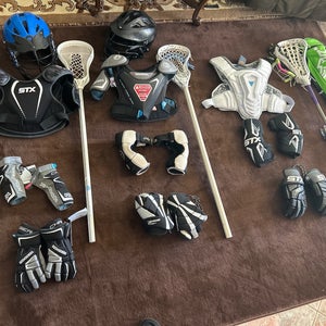 On hold lacrosse gear