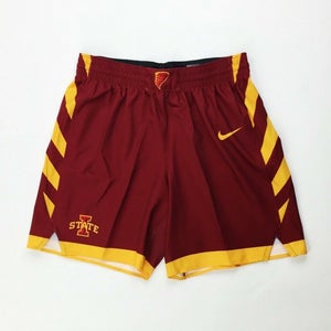 Nike Iowa State Cyclones Game Basketball 7" Short Women M CQ4308 Red Yellow