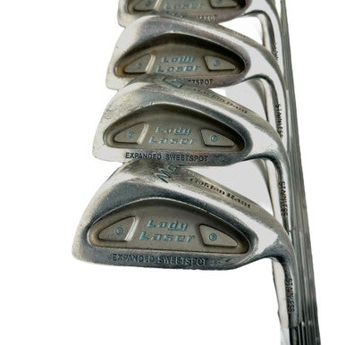 Used Golden Ram Lady Laser Women's Rh Iron Set 3i-pw Ladies Flex Steel Shaft 11506-s000267022