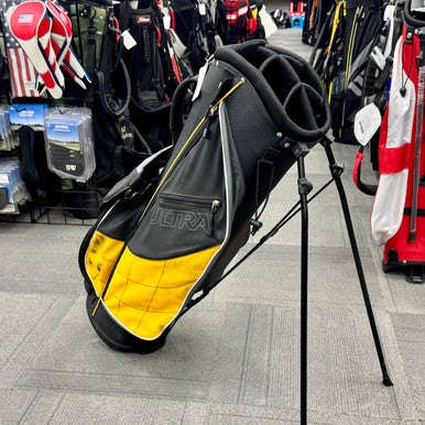 Used Wilson Ultra Men's Stand Bag Black And Gold 11506-s000271048