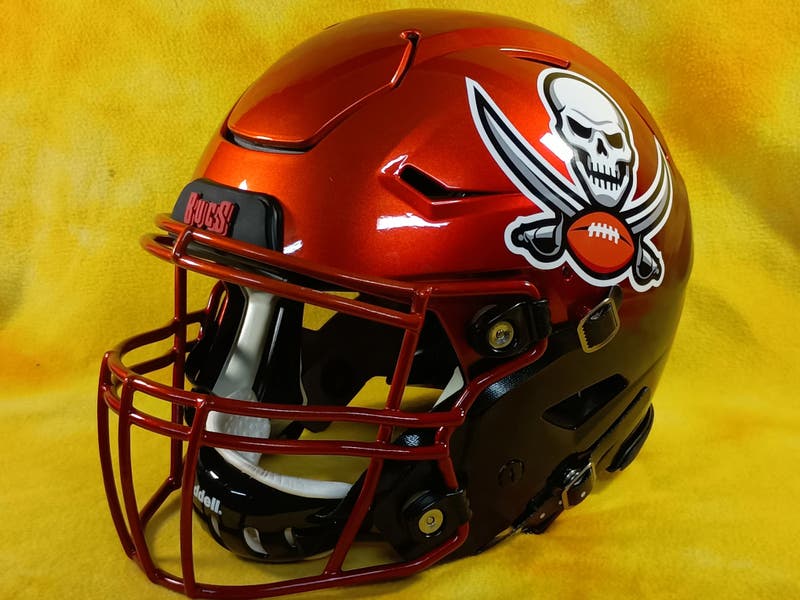 Tampa Bay Bucs custom fullsize Riddell Speed Flex football helmet