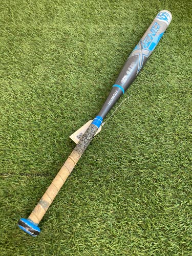 (WOBBLE) White 2019 Louisville Slugger Xeno Bat (-10) Composite 23 oz 33" (Used)