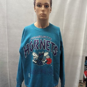 Vintage Charlotte Hornets Crewneck Sweater Home Team Advantage XL NBA