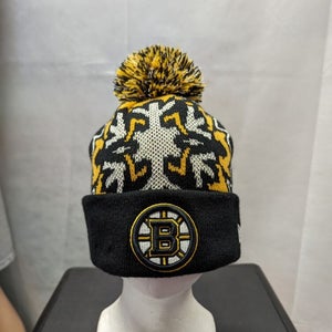 Boston Bruins New Era Ugly Christmas Sweater Winter Hat NHL