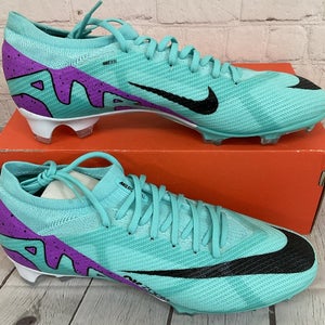 Nike DJ5603-300 Zoom Vapor 15 Pro FG Soccer Cleats Hyper Turquoise Fuchsia US 13