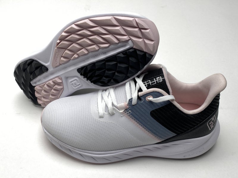 FootJoy FJ Flex Golf Shoes White Pink Women's SZ 6.5 ( 95719 )