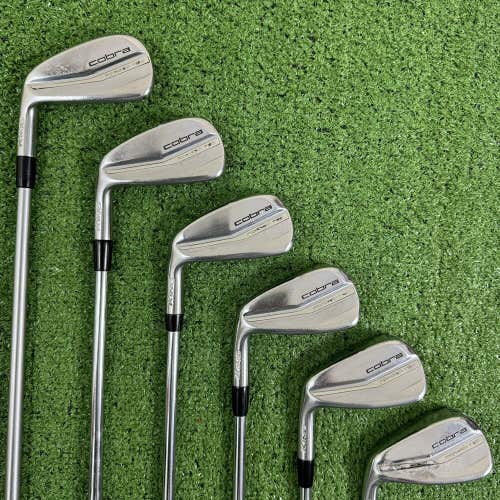 READ Cobra King Forged Tec 2022 Iron Set 5-PW KBS S-Taper 100 Stiff Left Handed