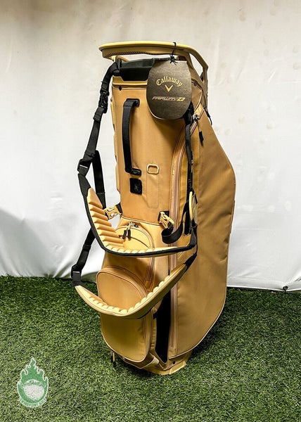 NEW Callaway Fairway+ Stand Golf Cart Carry Bag 5-Way Tan