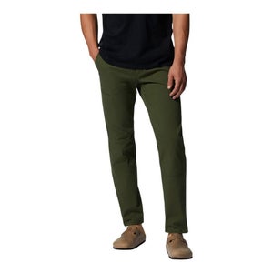 Mountain Hardwear AP Pants Mens 32 Green Cotton Blend Straight Leg Zip Fly LW450