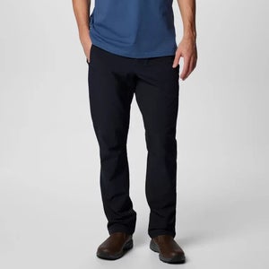 Columbia Landroamer Pants Men's 36 Black Stretch Flat Front Straight Leg LW453