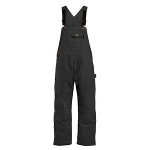 Wolverine Sawmill Bib Men's XL Black Cotton Insulated Straight Leg Outdoor LW489