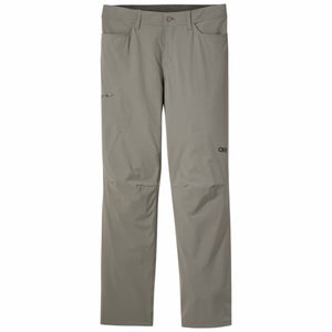 Outdoor Research Ferrosi Pants Men 34 Gray Stretch Flat Front Straight Leg LW449