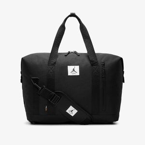 Jordan Jam Flight Men's Black Zipper Detachable Crossbody Strap Duffel Bag LW471