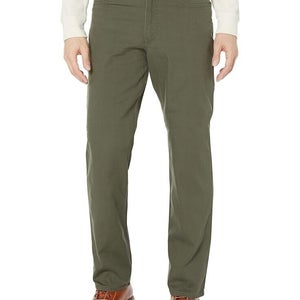 Carhartt Rugged Flex Work Pants Men's Moss Cotton Relaxed Fit Straight Leg LW454