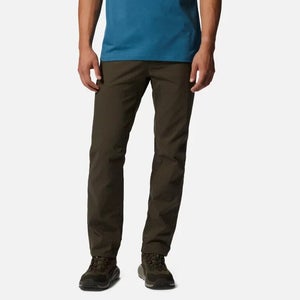 Mountain Hardwear AP Pants Mens 36 Brown Cotton Blend Straight Leg Zip Fly LW456