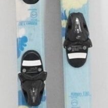 Salomon Kitten Twin Tip Junior Skis with Bindings - 130 cm Used