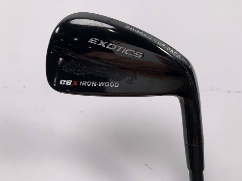 Tour Edge Exotics CBX Iron-Wood Black 4 Utility Iron 22* HZRDUS 6.0 Stiff RH