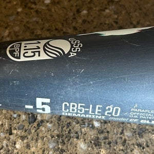 DeMarini USSSA Certified CF Glitch (-5) Composite 25 oz 30" (Used)