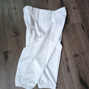 White Men's Large Adult Mizuno Game Pants (New)