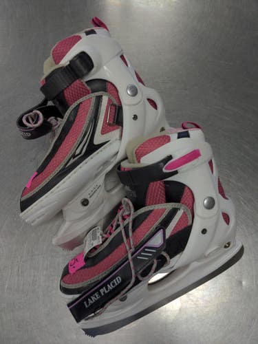 Used Lake Placid Skates Adj 2-5 Adjustable Ice Skates Soft Boot Skates 11708-s000121181