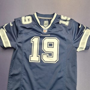 NFL Cowboys Junior Blue Boys Nike Jersey (Used) size L Good Condition