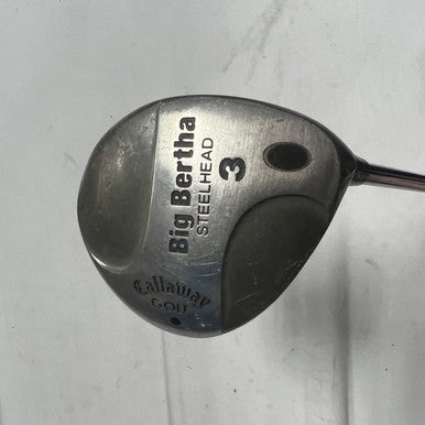 Used Callaway Big Bertha Steelhead 3 Wood Regular Flex Steel Shaft Fairway Woods