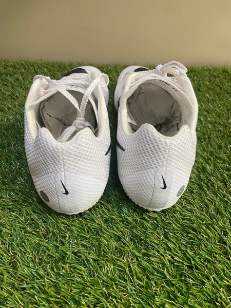 Nike Zoom Rival Sprint Track Spikes Shoes Men's 8.5 White Black DC8753-100 NEW