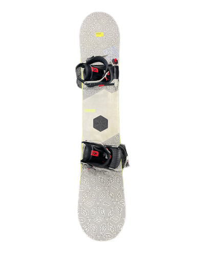 Used Burton Dominant 54 150 Cm Men's Snowboard Combo