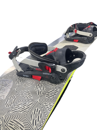 Used Burton Dominant 54 150 Cm Men's Snowboard Combo