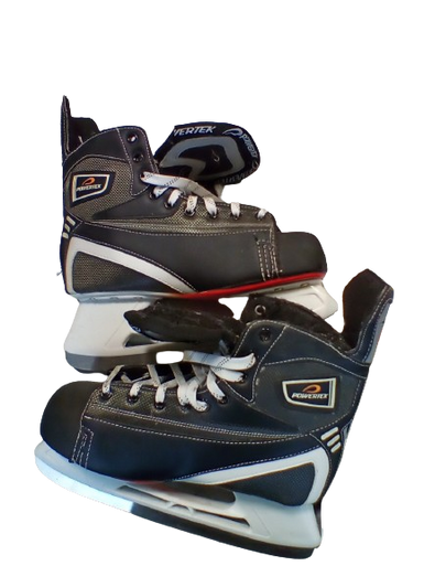 Used Powertek Senior 10 Ice Hockey Skates
