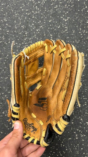 Used Rawlings Sc105tci Bb Sb Glove T-ball Brown 10 1 2" 11162-s000411430