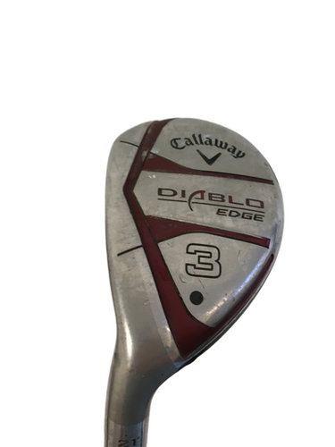 Used Callaway Diablo Edge 3 Hybrid Stiff Flex Lh Graphite Shaft Hybrid Clubs 11692-s000124412