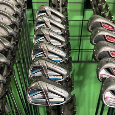 Used Taylormade Sim Max Os 6i-gw Aw Regular Flex Graphite Shaft Iron Sets
