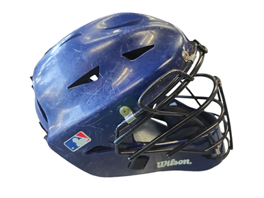 Used Wilson Catchers Mask Catchers Helmet W Mask Navy Blue Lg 11617-s000314006